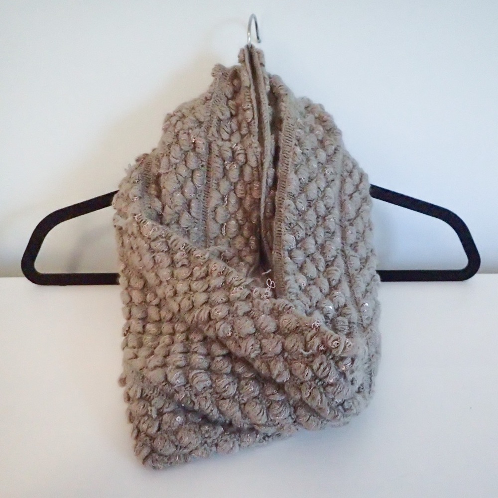 Taupe Infinity Scarf